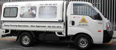 Epoxy flooring Truck Epoxy flooring Truck